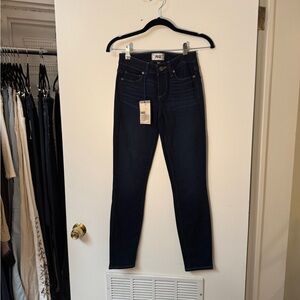 PAIGE • Verdugo High Rise Stretch Ankle Skinny Jeans • Palmo • 25